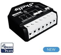 Shelly Wave 2PM, Z-Wave Interruttore Intelligente Relé - 2 Canali, 16А, Monitora il Consumo di Energia, Controllo Remoto e Automazione, Illuminazione, Hub Z-Wave Richiesto, SmartStart