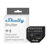 Shelly Shutter - Wi-Fi Interruttore a Relè Intelligente, 2 Canali, 4A, Monitora il Consumo di Energia, Tende & Tapparelle, Domotica, Controllo Remoto, Nessun Hub Richiesto, Alexa e Google Home
