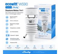 Shelly Smart Ecowitt WS90 - stazione meteorologica 7-in-1