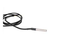 Shelly Sonda DS18B20, Sensore Temperatura da 1 metro, Waterproof, Nero