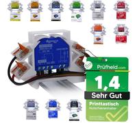 Shelly - Supporto per guida per 11 Shelly Relè: Plus 1, 1 Mini Gen3, Plus 1PM, 1PM Mini Gen3, Plus 2PM, 2.5, RGBW 2, PM, EM, Plus i4, Plus i4 DC, dimmer 2, supporto per guida DIN DIN