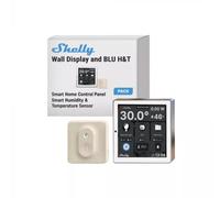 Shelly Wall Display + Sensore H&T - Pannello con Display touch Bianco