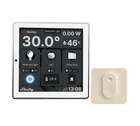 Shelly Wall Display + Sensore H&T - Pannello con Display touch Bianco