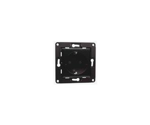 Shelly Wall Socket 1, Presa a muro EU/Schuko Nera