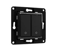 Shelly Wall Switch 2 Pulsanti Nero Shelly 2,5 Shelly 1L Shelly Dimmer WS2 BLACK