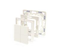 SHELLY BLU WS4GM - Adattatore Gira & Merten per switch a parete BLU 4