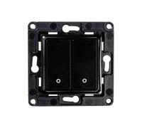 Shelly Wall Switch - Interruttore da parete con 1, 2 o 4 pulsanti - Colore Nero 2 pulsante + Omaggio