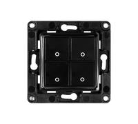 Shelly Wall Switch - Interruttore da parete con 1, 2 o 4 pulsanti - Colore Nero