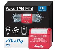 SHELLY WAVE 1PMM - Shelly qubino Wave 1PM mini, relè, max 8A, 1 canale, onda Z.