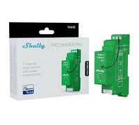 Shelly Wave Pro Dimmer 1PM - Dimmer Smart Z-Wave a 1 Canale con Misurazione dei Consumi, 200 W, Domotica, Montaggio su Guida DIN, Hub Z-wave Richiesto, SmartStart, Regolazione della Luminosità