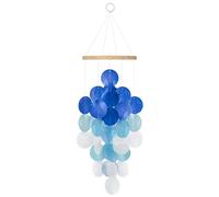 Shelt guscio di gradiente verde artigianale per arredamento per interni/esterni, ornamento da giardino in stile costiero, perfetto per le donne, decorazione ideale per la spiaggia per gli appassionati
