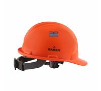 Sheltek Casco Di Sicurezza Con Regolazione A Cricchetto (Colore Arancione) Nuovo