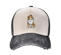 Sheltie Shetland Sheepdog Mogano Zibellino Carino Cane Art Berretto da Baseball Cappello da Pesca Cappello Cappelli Invernali per Gli Uomini Femmina Uomo