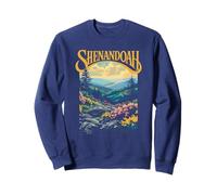 Shenandoah National Park Virginia Vintage WPA Style Artistic Felpa