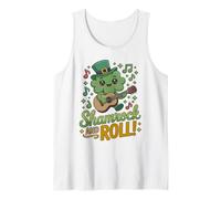 Shenanigan per Bambini Rockstar Shamrock & Roll St Patrick's Rocks Canotta