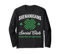 Shenanigans Social Club Serious About Not Being Serious Maglia a Manica