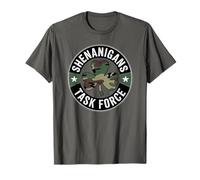 Shenanigans Task Force Camo Shamrock St Patricks Day Uomo Maglietta