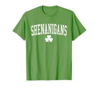 Shenanigans Vintage Distressed St Patricks Day Shamrock Maglietta
