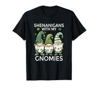 Shenanigans With My Gnomes Design per il giorno di San Patrizio completo Maglietta