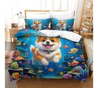 shenfuyu 3D Con Stampa Di Starry Sky Biancheria Da Letto 3 Pezzi Copripiumino Con Cerniera E Federe Per Ragazzi E Ragazze,coppie,camera Da Letto,decorazione King(220x240 cm)