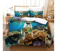 shenfuyu 3D Con Stampa Di Starry Sky Biancheria Da Letto 3 Pezzi Copripiumino Morbida Microfibra Per Ragazzi E Ragazze,coppie,camera Da Letto,decorazione King(220x240 cm)