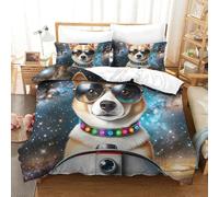 shenfuyu Stampa 3D Starry Sky Set Di Biancheria Da Letto 3 Pezzi Copripiumino Con Cerniera E Federe Per Ragazzi E Ragazze,coppie,camera Da Letto,decorazione King(220x240 cm)