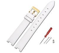 SHENGANG Cinturino, for Swarovski Devil's Eye 5376812/42 5376830 Notch Donna Accessori for cinturini in vera pelle (Color : White-gold, Size : 12mm)