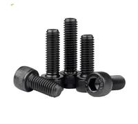 SHENGG 100 pezzi/lotto viti a testa cilindrica con esagono incassato, bulloni M1.4 M1.6 M2 M2.5 M3 M4, acciaio al carbonio di grado 12.9(4mm x100pcs,M2)