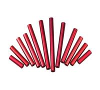 SHENGG 20-100 pezzi distanziatori in alluminio rotondi rossi M2 M2,5 M3 M4 M5 aste distanziatrici in alluminio(50mm,M2 100PCS)