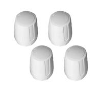 SHENGG 4 pezzi tappo valvola radiatore plastica bianca collettore riscaldamento a pavimento interruttore volantino accessori tappo radiatore filettatura M30x1.5