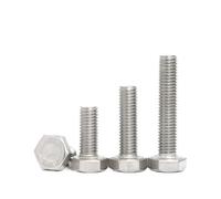 SHENGG Bullone a testa esagonale in acciaio inossidabile a filettatura fine M12*1,25 M12*1,5 M14*1,5 M16*1,5(M12x1.0x35 (4 Pcs))