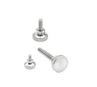 SHENGG GB834 Vite a testa zigrinata in acciaio inossidabile con collare M2 M2.5 M3 M4 M5 M6(M2x6 20pcs)
