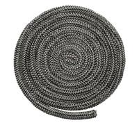SHENGG Guarnizione antincendio Corda for stufa Corde in fibra di vetro 14/16mm Sigillante for porta nera Stufe a pellet Strumento di sostituzione Stufa a legna(16mm)