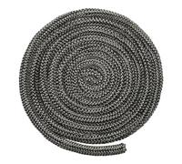 SHENGG Guarnizione antincendio Corda for stufa Corde in fibra di vetro 14/16mm Sigillante for porta nera Stufe a pellet Strumento di sostituzione Stufa a legna(14mm)