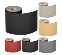 SHENGG Kit di riparazione autoadesivo for toppe in pelle for mobili Nastro di riparazione in pelle PU for sedili auto, divani, sedie(Black,50x120cm)