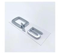 SHENGG Lettere 3D Numeri Emblema for A3 A4 A5 A6 A7 A8 Q2 Q3 Q5 Q7 Bagagliaio di un'auto Coperchio Targhetta Distintivo Logo Adesivo Cromato Nero lucido(Silve Q5)