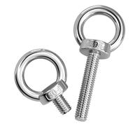 SHENGG M3 M4 M5 M6 M8 M10 M12 M14 M16 M18 M20 304 Acciaio inossidabile Occhiello di sollevamento marino Vite Anello Occhiello Dado di aggancio Viti(200mm,M10-(1pcs))