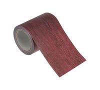 SHENGG Nastro adesivo for la riparazione delle venature del legno da 4,57 m, 57 mm-150 mm, autoadesivo, realistico, testurizzato, for pavimenti, porte, tavoli, armadi, scrivanie(Dark Chestnut,100mm)