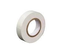 SHENGG Nastro isolante, nastro isolante, nastro isolante, nastro impermeabile in PVC ultrasottile e ultraadesivo, 1 rotolo da 10/15 metri(White,10M_16MM)