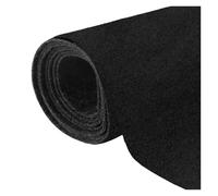 SHENGG Tappeto in feltro nero da 100x200 cm for altoparlanti, auto, camper, barca, nautica, camion, rivestimento in feltro for bagagliaio.