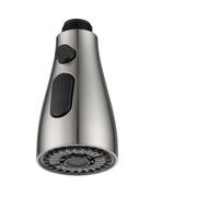 SHENGG Ugello spruzzatore for rubinetto estraibile da cucina ABS durevole risparmio idrico lavandino del bagno lavello doccia testa di spruzzo testa multifunzione(Brushed)