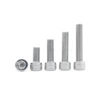 SHENGG Vite a testa cilindrica con esagono incassato in acciaio inossidabile A2 304 DIN912 a filettatura fine M3*0,35 M4*0,5 M5*0,5 M6*0,75(M6x0.75x40 (5Pcs))
