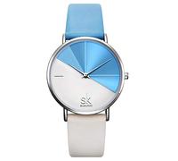 SHENGKE Moda Donna Orologio da polso Cinturino in pelle Orologio da donna impermeabile semplice, casual, elegante