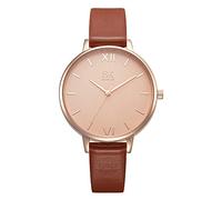 SHENGKE Moda Donna Orologio da polso Cinturino in pelle Orologio da donna impermeabile semplice, casual, elegante