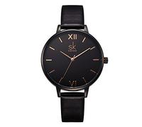 SHENGKE Moda Donna Orologio da polso Cinturino in pelle Orologio da donna impermeabile semplice, casual, elegante