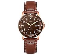 SHENGKE SINOBI Orologi casual da uomo Orologi da polso luminosi per uomo con calendario Data Resistente all'acqua Orologio da uomo di facile lettura (Brown)