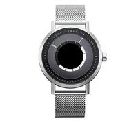 SHENGKE SINOBI Orologi da Affari Degli Uomini di Modo Originale Design Della Vigilanza Degli Uomini Della Maglia di Acciaio Orologio Relogio Masculino Creativo Orologio, S9800G-argento