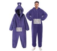 shengo Costume da pigiama per adulti, da donna, da uomo, con cappuccio, per cosplay, per feste