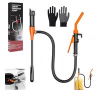 Shengou Pompa elettrica per benzina a batteria, pompa di trasferimento dei liquidi, pompa a batteria per tanica, pompa elettrica portatile, pompa a benzina a batteria, pompa tanica 2,4 GPM per benzina