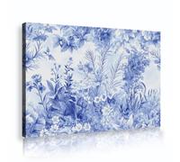 SHENGPOSTER Pennellate contemporanee Eleganti stampe su tela di arte parete Arbusti botanici Fiori Pittura per il bagno Home Office Wall Decor 20x28cm Innerframe